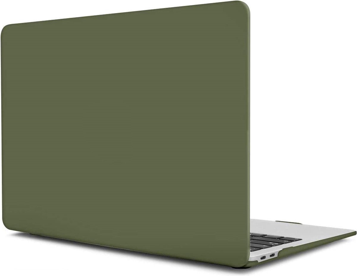 Laptophoes - Geschikt voor MacBook Pro Hoes Case -13 inch - A1989 (2018) - Creamy Groen