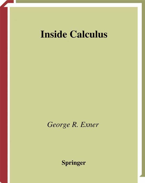 George Exner Inside Calculus | 9780387989327 | George R. Exner | Boeken | bol