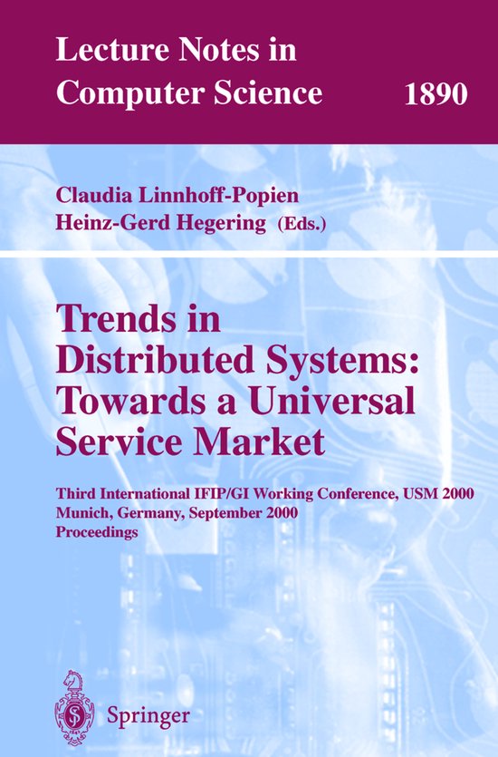 Trends in Distributed Systems: Towards a Universal Service M ... - cover