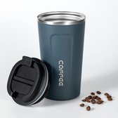 Thermomok 510 ml koffiemok voor onderweg thermische koffiemok lekvrije roestvrijstalen thermische mok met deksel geïsoleerde mok voor ijskoffie/hete koffie