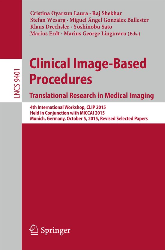 Clinical Image-Based Procedures. Translational Research in M ... - cover