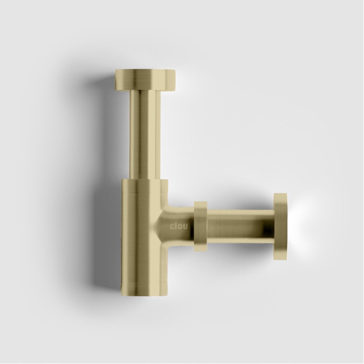 Clou Mini Suk fonteinsifon goud geborsteld PVD voor fonteintjes