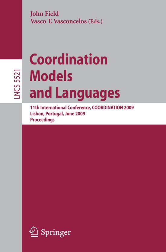 Coordination Models and Languages - cover