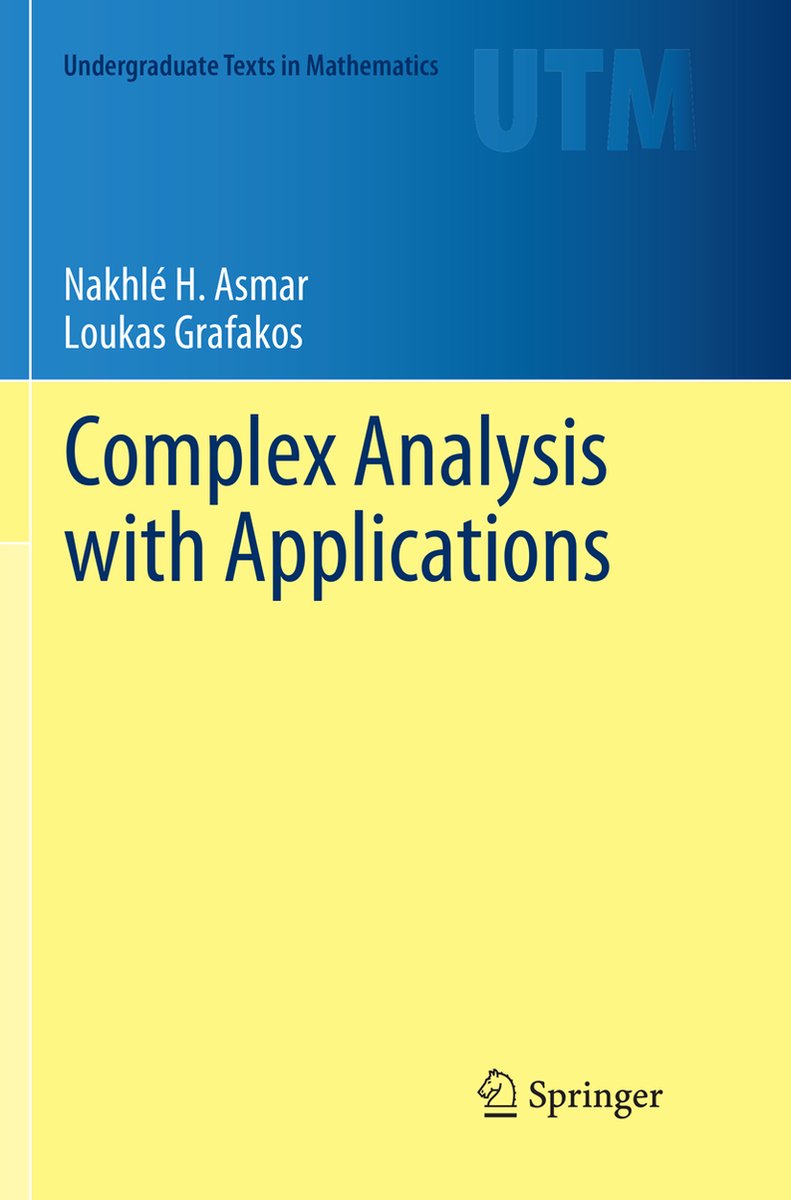Omslag van Undergraduate Texts in Mathematics- Complex Analysis with Applications