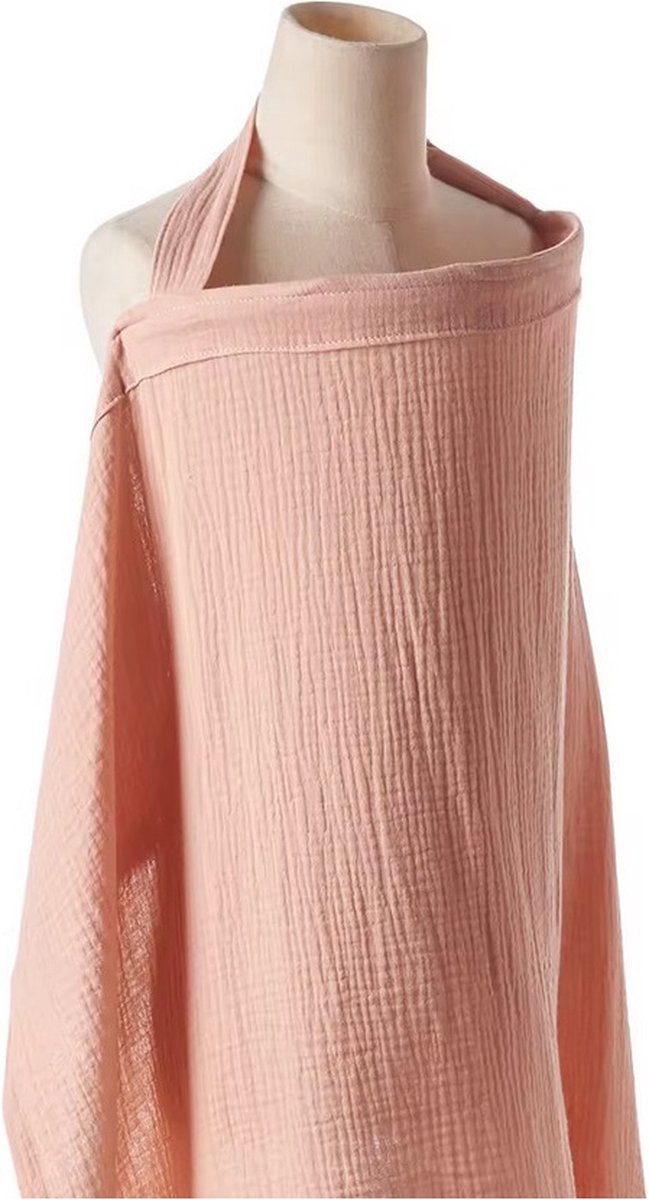 Goedkoopste Hydrofiele Borstvoedingsdoek - Voedingsdoek - Afschermdoek - Roze - Zalmroze