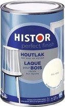 Histor Perfect Finish Houtlak Zijdeglans - Krasvast & Slijtvast - Dekkend - 1.25L - RAL 9010 - Wit