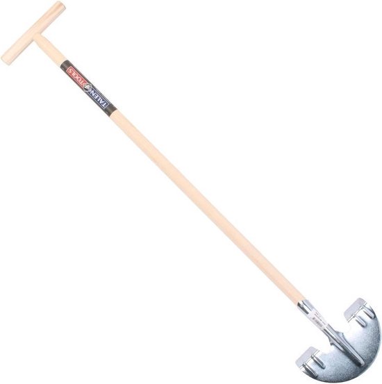 Talen Tools - Graskantsteker - Met opstapje - Verzinkt - Essenhouten steel - 100 cm van Talen Tools — afbeelding 4