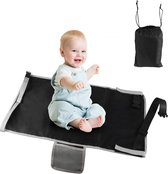 Luxiba - Vliegtuigbed voor kinderen - Transformeer Vliegtuigstoelen in comfortabele bedden - Lichtgewicht en Compact - Grijs