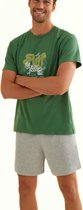 Promise Pyjama korte broek - Verde - maat XL (XL) - Heren Volwassenen - 100% katoen- H33812-012VERDE-XL