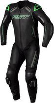 RST S1 Ce Mens Leather Suit Black Green 44 - Maat - One Piece Suit