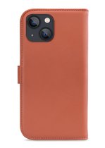 My Style Telefoonhoesje geschikt voor Apple iPhone 13 Mini Hoesje | My Style Flex Wallet Bookcase Portemonnee | Pasjeshouder voor 3 Pasjes | Telefoonhoesje voor Pinpas / OV Kaart / Rijbewijs - Rust Red | Rood