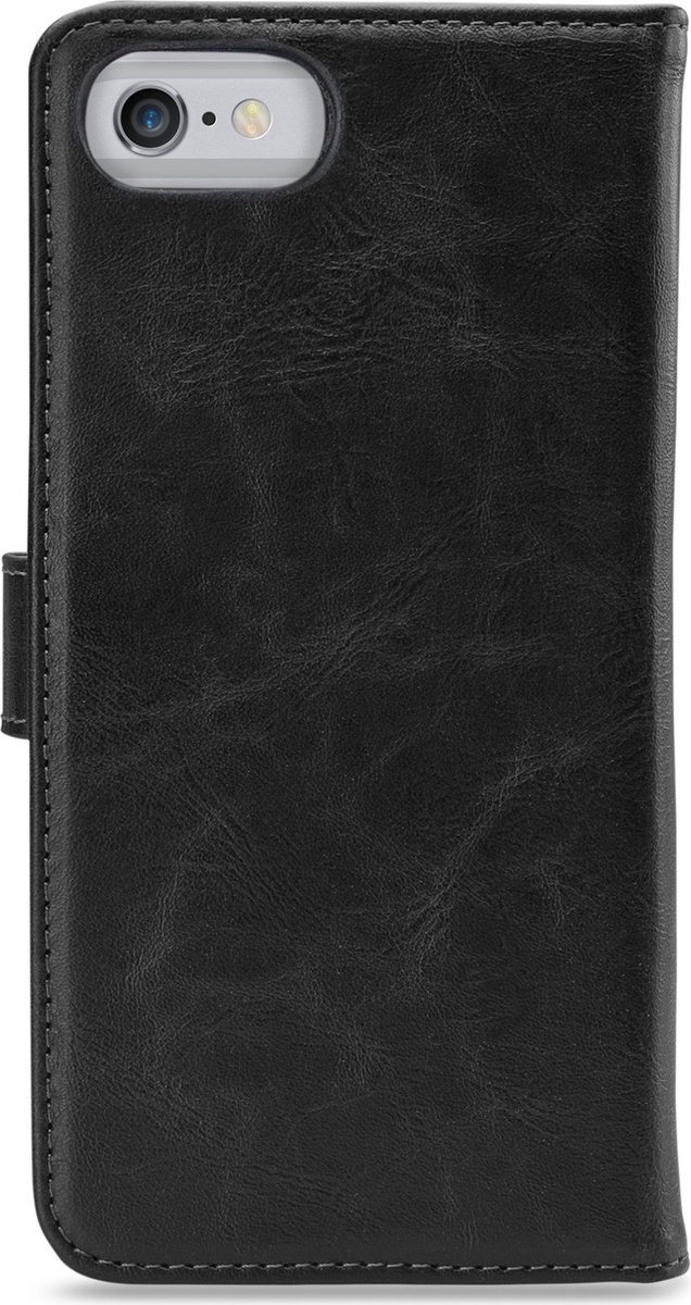 My Style Telefoonhoesje geschikt voor Apple iPhone 6s Hoesje | My Style Flex Wallet Bookcase Portemonnee | Pasjeshouder voor 3 Pasjes | Telefoonhoesje voor Pinpas / OV Kaart / Rijbewijs - Zwart