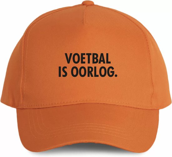 EK kleding Oranje cap - Voetbal is oorlog - soBAD. | Oranje | EK | Voetbal | Nederland