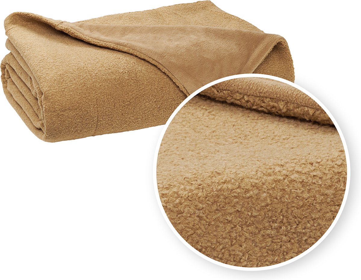 Meyco Home Bouclé sprei - toffee