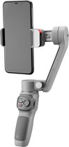 DrPhone SmoothGrip – 3-Assige Smartphone Gimbal Stabilisator – Gebaren Control – Follow Modus – Mobiele App – Licht Grijs