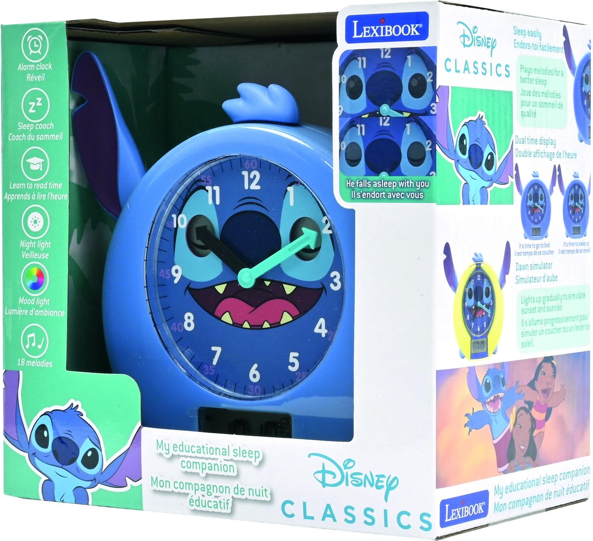 Stitch Sleep Trainer Clock | Op voorraad | Voordelig