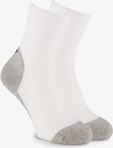2 paires de chaussettes de sport blanc gris - Taille 35/38