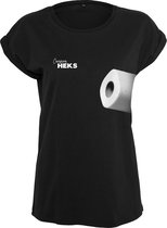 Wc rol camping heks T-shirt dames S - camping - kamperen - campingshirt - dames shirt - grappige shirts - campingkleding
