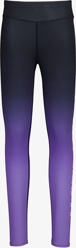 Legging de sport fille Osaga noir violet - Taille 140