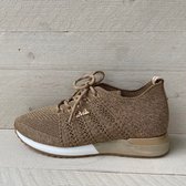 La Strada sneakers 1892649 gold silver knitted 36