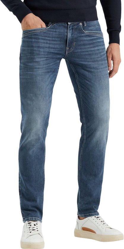 PME Legend Heren Jeans Broeken SKYRAK regular/straight Fit Blauw 35W / 36L Volwassenen