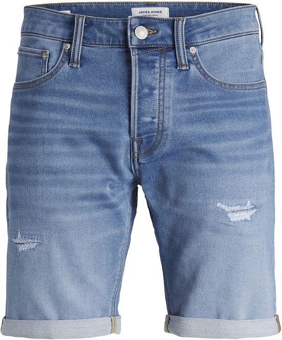 Jack & Jones Rick Icon Sq 709 I.k Plus Korte Spijkerbroek Blauw 40 Man