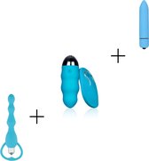 Happy Tears - Ei Vibrator Bundel - Vibrators voor vrouwen en mannen - Prostaat Vibrator - Clitoris en Gspot stimulator