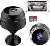 Spy camera wifi met app - Spy camera draadloos - Mini camera spy wifi - Mini camera draadloos - Spionage camera draadloos klein - 1080 pixels - 32 GB Geheugenkaart