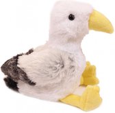 Pia Soft Toys Knuffeldier Meeuw - zachte pluche stof - premium kwaliteit knuffels - Vogels - 20 cm - Meeuwen