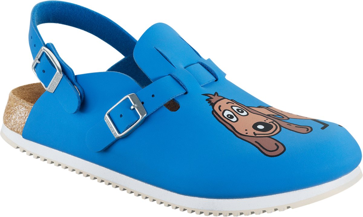 Birkenstock Dames Sandaal Kay SL Hond 54202 - Blauw - 35