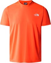 The North Face Reaxion Red Box casual t-shirt heren oranje