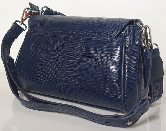 Sac Bandoulière Valentino Miramar Crossbody Bag Bleu - 100% Polyuréthane, Réglable, Neuf Avec étiquettes
