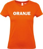 Dames t-shirt Oranje Tekst | Koningsdag kleding | Oranje Shirt | Oranje Dames | maat XS