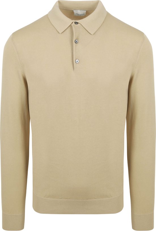Profuomo - Poloshirt Cool Cotton Ecru - Modern-fit - Heren Poloshirt Maat M