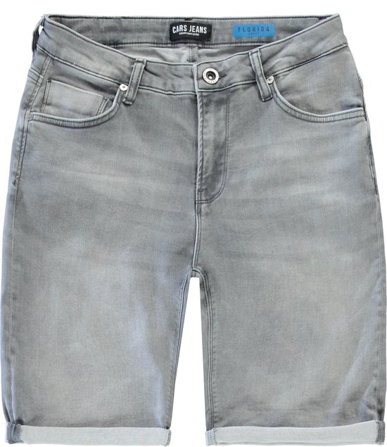 Cars Jeans Short Florida Heren Jeans - Grey Used - Maat L