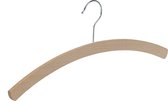 De Kledinghanger Gigant - 40 x Blousehanger / shirthanger beukenhout gelakt, 42 cm