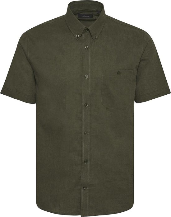 Chemise Matinique Matrostol BD SS 30206086 Olive Night 190515 Taille Homme - 3XL