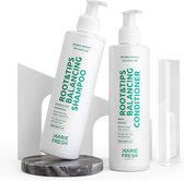 Marie Fresh Cosmetics Shampoo en Conditioner set - Natuurlijk - Hair care set - voor vette wortels en droge uiteinden - Shampoo 250ml & Conditioner 200ml