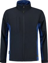 Veste Tricorp Soft Shell Bi-Color - Workwear - 402002 - Navy-Royal blue - taille XS
