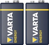 Varta Energy Alkaline batterij - 2x - 9V - blokbatterij - LR61