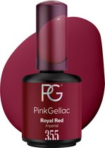 Pink Gellac 355 Royal Red Gellak Nagellak 15ml - Creamy Finish Rood Gelnagels Producten - Gel Nails