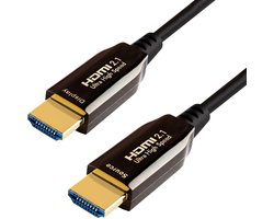 Qnected Actieve HDMI 2.1 kabel 7,5 meter - Ultra High Speed - 4K 120Hz & 144Hz, 8K 60Hz Ultra HD - PS5, Xbox Series X & S - Charcoal Black