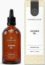 JUNGLÜCK | Jojoba Olie | Rijke olie voor huid & haar | 100% koudgeperste Bio-Jojoba-olie | 100 ml