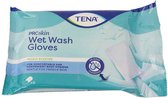 TENA Proskin Wet Wash Gloves Milde Geur, 8 stuks . Voordeelbundel met 9 verpakkingen