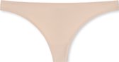 SCHIESSER Invisible Lace (1-pack) - dames string microvezels kant sandkleur - Maat: 38