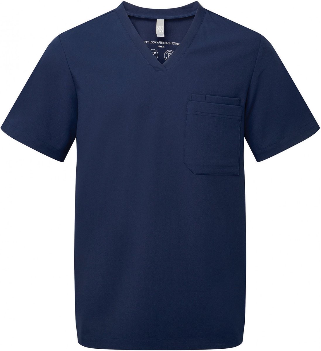 Schort/Tuniek/Werkblouse Heren M Onna Navy 42% Polyester, 33% , 19% Viscose, 6% Elasthan