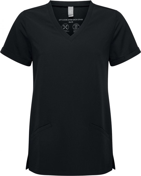 Schort/Tuniek/Werkblouse Dames XL Onna Black 42% Polyester, 33% , 19% Viscose, 6% Elasthan