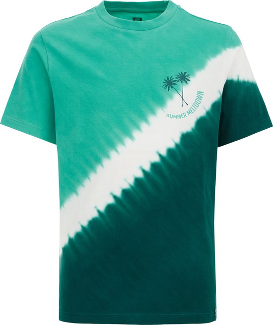 WE Fashion Jongens T-shirt met tie-dye dessin