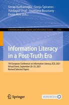 Communications in Computer and Information Science 1533 - Information Literacy in a Post-Truth Era