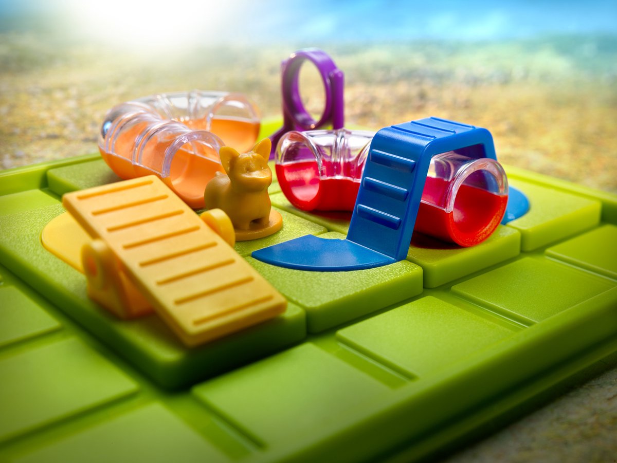 SmartGames Smart Dog Denkspel: compact denkspel met 60 opdrachten